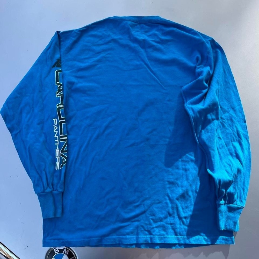 Carolina Panthers blue long sleeve shirt - Picture 4 of 6